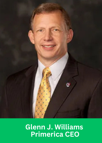 Glenn J. Williams, CEO of Primerica, highlighting robust Q4 financial results. Let me know if you need adjustments!
