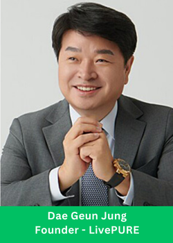 Dae Geun Jung, Founder of LivePURE, LivePURE: customer-balanced network marketing