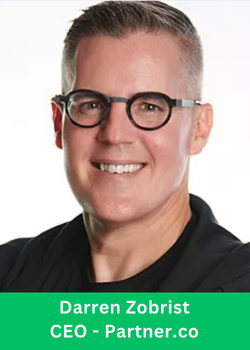 Darren Zobrist, CEO of Partner.Co, smiling in a professional headshot