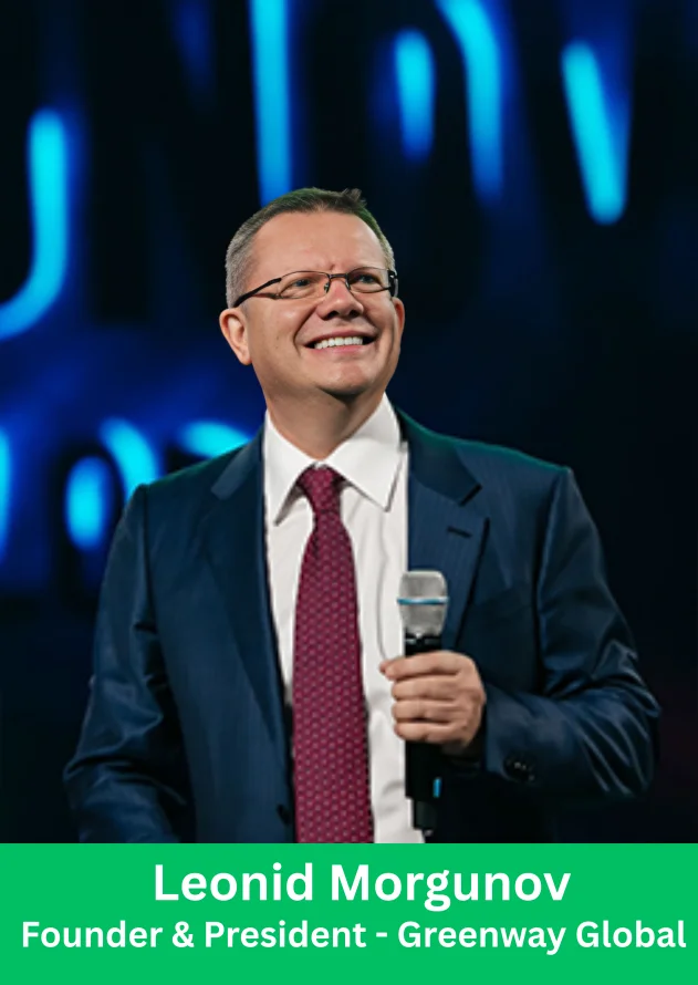 Leonid Morgunov Celebrates Greenway Global 8th Anniversary with 8,000 Partners