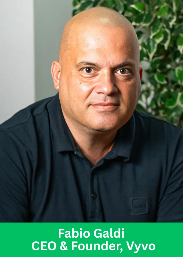 Fabio Galdi, CEO and Founder of Vyvo, driving global adoption of the Vyvo SocialFi Business Model through innovation and digital health.