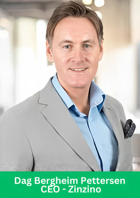 Portrait of Dag Bergheim Pettersen, CEO of Zinzino, announcing the Xion International Acquisition.
