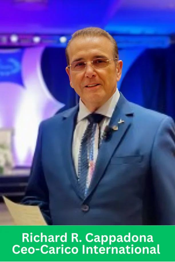 Richard R. Cappadona, CEO of Carico International, pictured in a professional portrait at a Carico event.