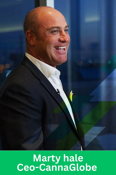 Marty Hale, CEO of CannaGlobe, leading the way in wellness innovation.