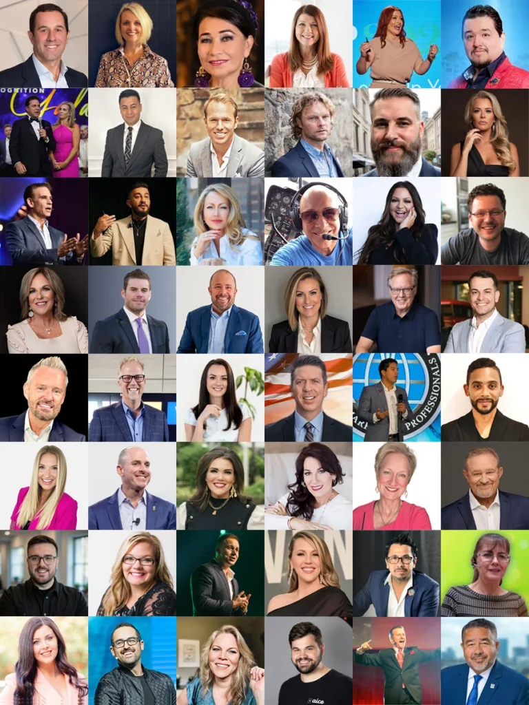 Group of keynote speakers and leaders at the ANMP Network Marketing 2025 Convention in Dallas