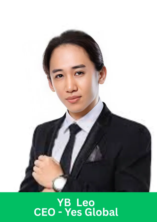 YB Leo, CEO of Yes Global, visionary leader inspiring growth and success