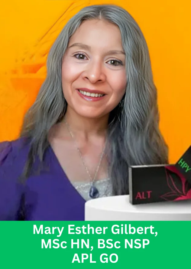 Mary Esther Gilbert, MSc HN, BSc NSP, reviews APLGO botanical products