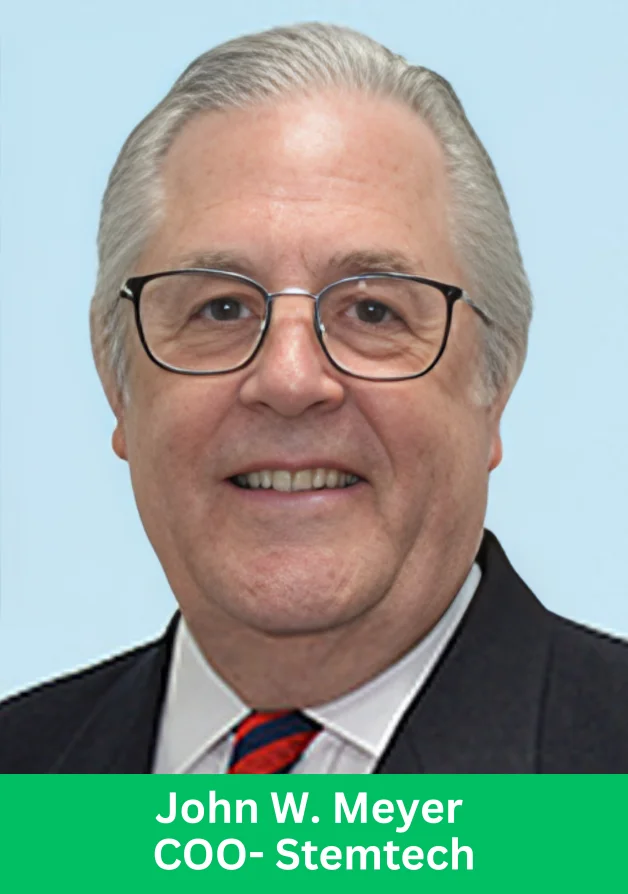 John W. Meyer, COO of Stemtech, discussing RCM products research