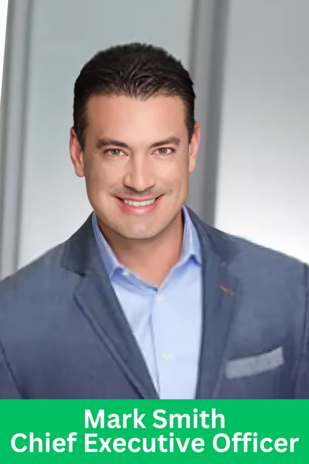 Mark Smith, Chief Executive Officer, smiling in a professional setting