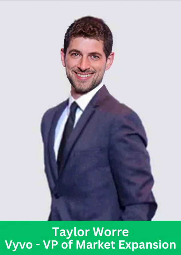 Taylor Worre Vyvo VP of Market Expansion in professional attire