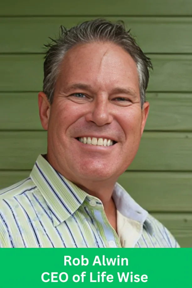 Rob Alwin, CEO of Life Wise company, promoting wellness and leadership