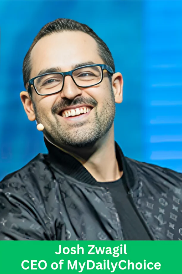 Josh Zwagil CEO of My Daily Choice smiling during company event