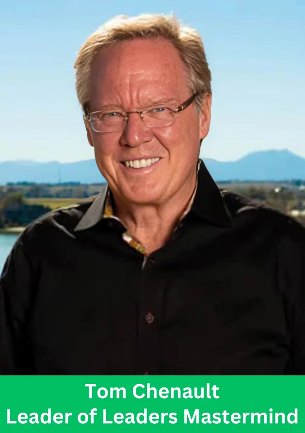 Tom Chenault at the Leader of Leaders Mastermind event, representing leadership and success in network marketing