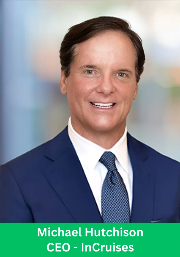 Michael Hutchison, CEO of inCruises, celebrating the company’s Gold and Silver Magellan Awards 2025