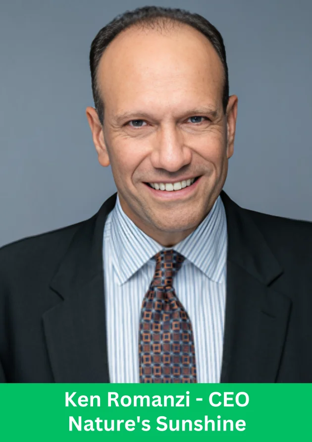 Ken Romanzi CEO of Nature’s Sunshine leading strong growth and digital transformation in 2025