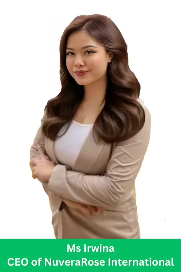 Ms Irwina CEO of NuVéraRose International wellness MLM brand