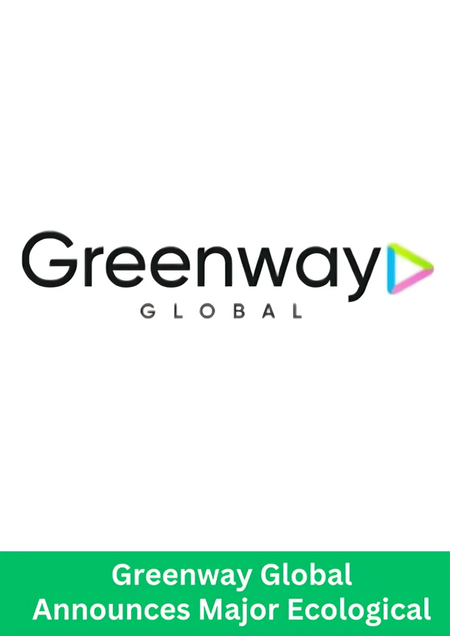 Greenway Global logo announcing Ecology³ environmental goals