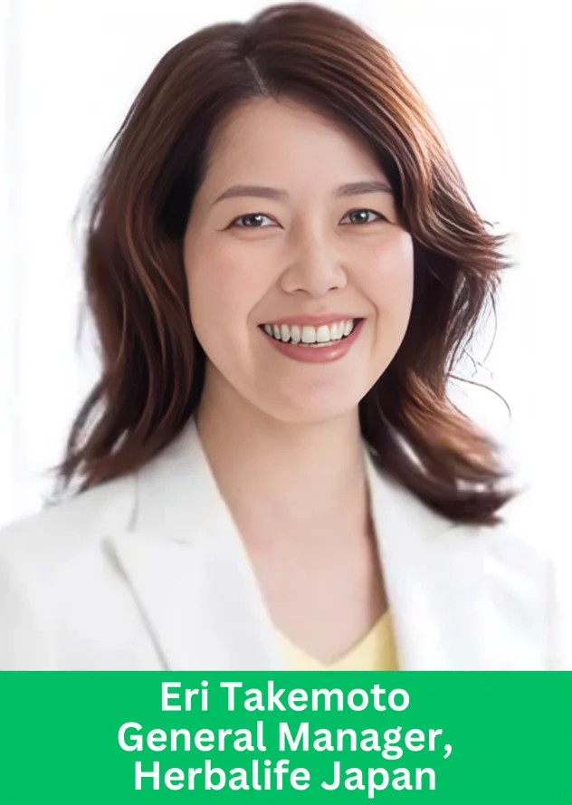 Eri Takemoto General Manager of Herbalife Japan leadership portrait