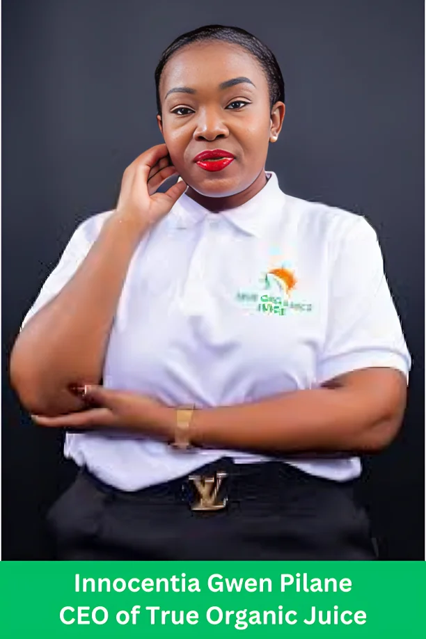 Innocentia Gwen Pilane CEO of True Organics organic wellness brand South Africa