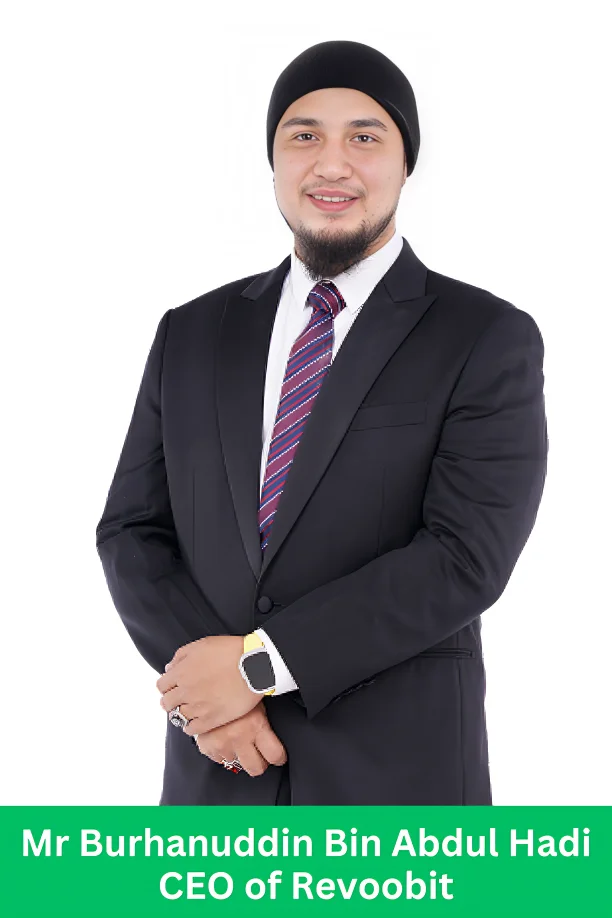 Mr Burhanuddin Bin Abdul Hadi founder and leader of Revoobit Sdn Bhd global wellness company