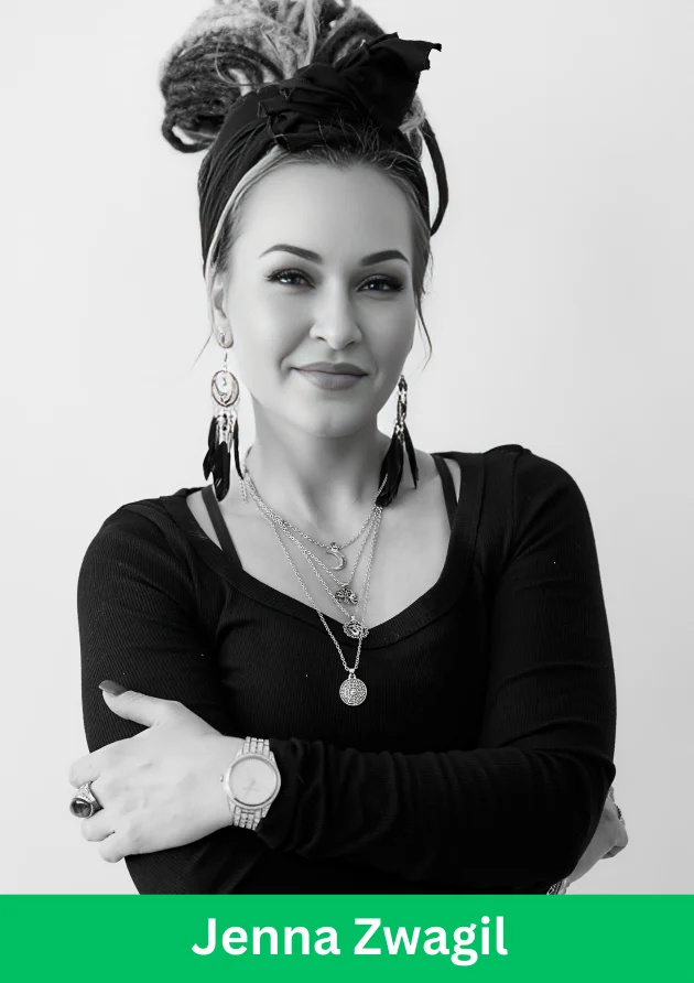 Jenna Zwagil professional portrait highlighting leadership presence and confident personal branding