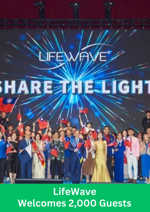 LifeWave Taipei Convention Share the Light event welcoming 2,000 guests at the Taipei International Convention Center