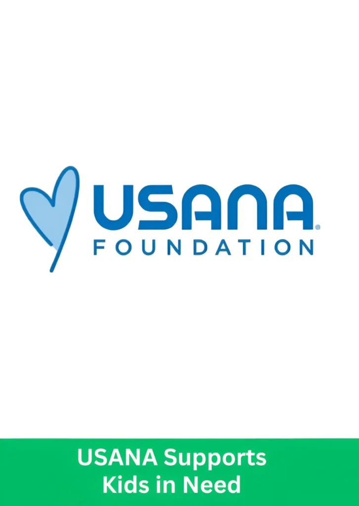 USANA Foundation logo representing support for kids in need and nutrition programs
