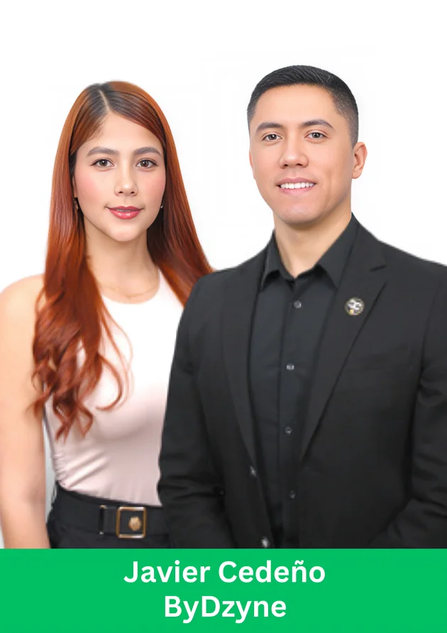 Javier Cedeño with partner, ByDzyne leader and 2-Star President, representing leadership and success