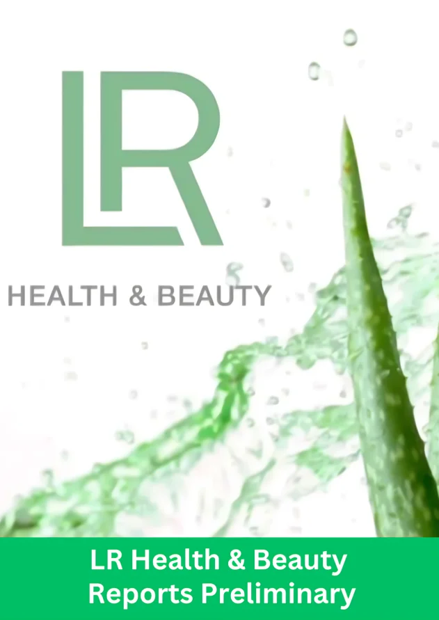 LR Health & Beauty logo with green splash representing preliminary financial results for 2025