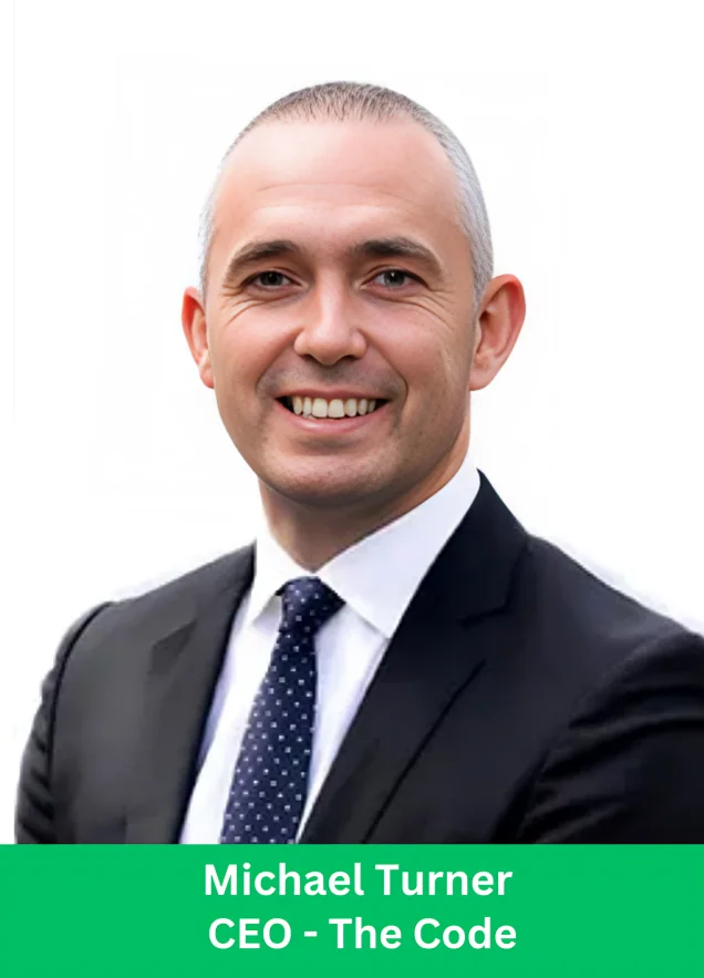 Michael Turner, CEO of The Code, business leader and company executive portrait