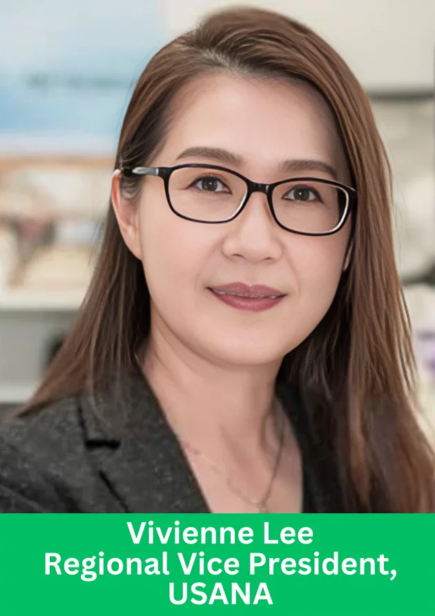 Vivienne Lee, Regional Vice President of USANA Malaysia, recognized for leadership in health and wellness