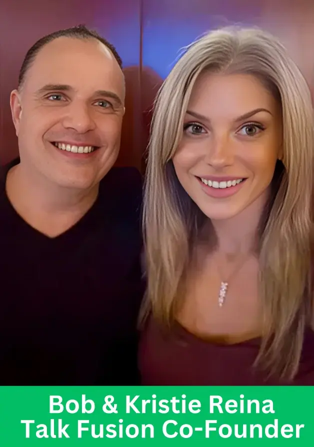 Bob & Kristie Reina smiling portrait – Talk Fusion Co-Founder leadership image