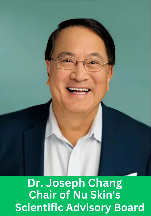 Dr Joseph Chang, Chair of Nu Skin Scientific Advisory Board smiling professional headshot