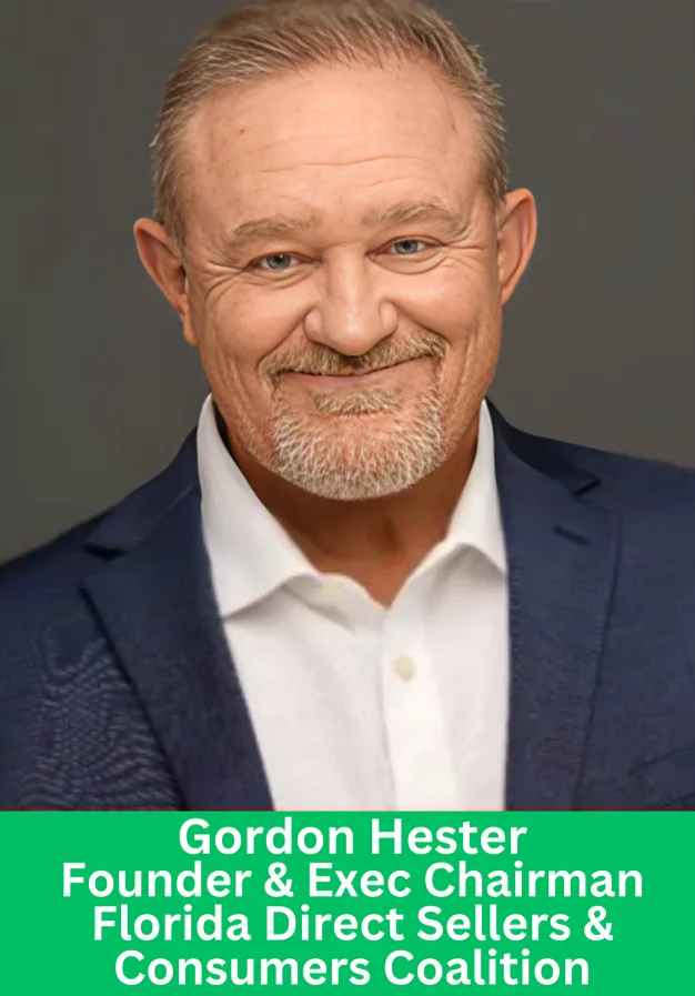 Gordon Hester Founder and Executive Chairman Florida Direct Sellers and Consumers Coalition professional headshot in suit