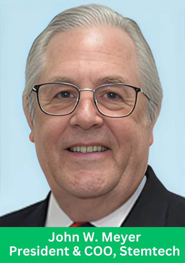 John W. Meyer, President and COO of Stemtech, official corporate headshot