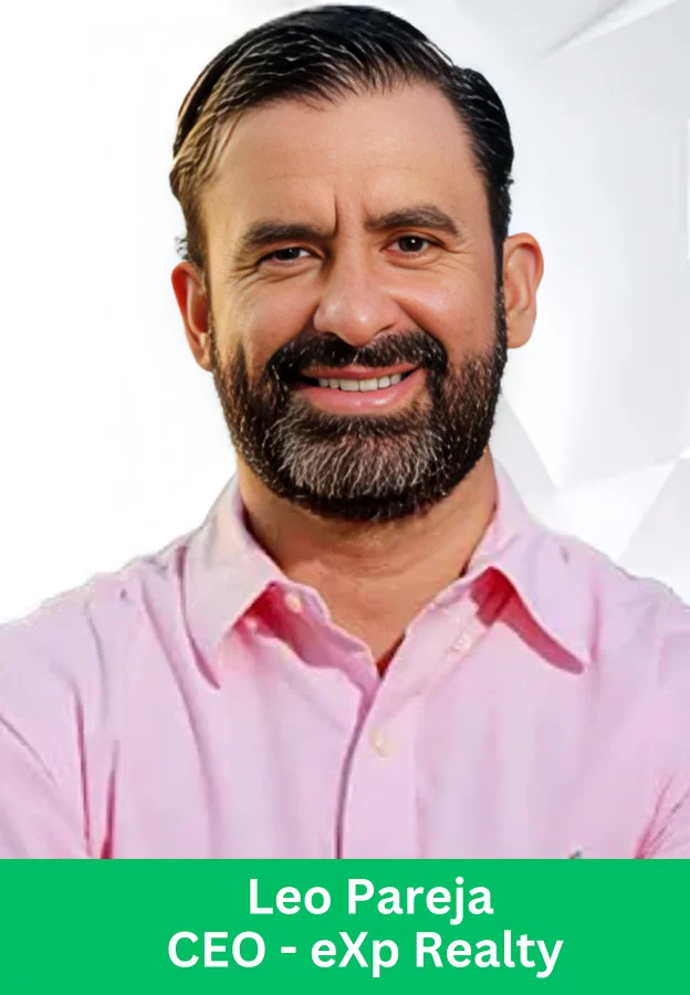 Leo Pareja, CEO of eXp Realty, professional executive portrait