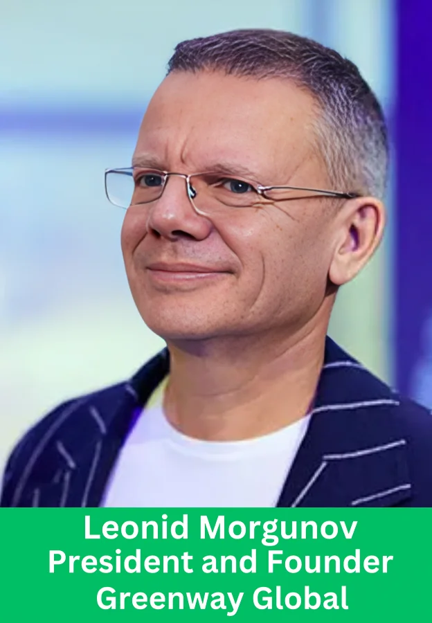 Leonid Morgunov, President and Founder of Greenway Global, professional executive portrait