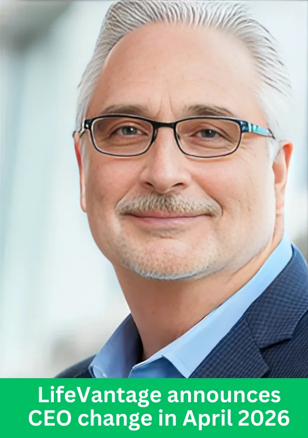 LifeVantage executive portrait related to CEO change announcement effective April 2026