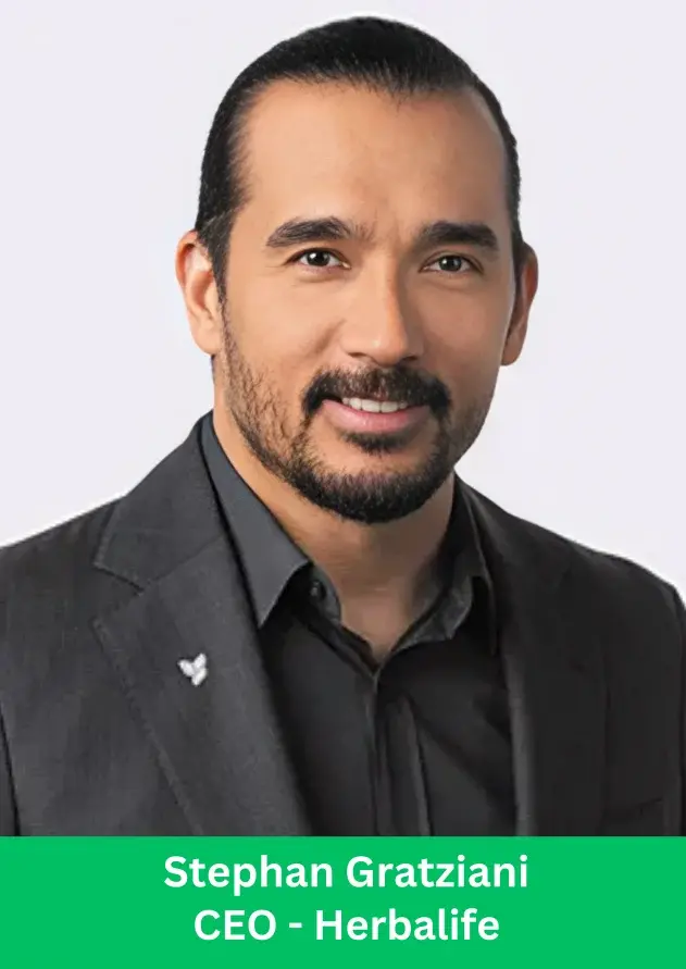 Stephan Gratziani, Chief Executive Officer (CEO) of Herbalife, professional portrait