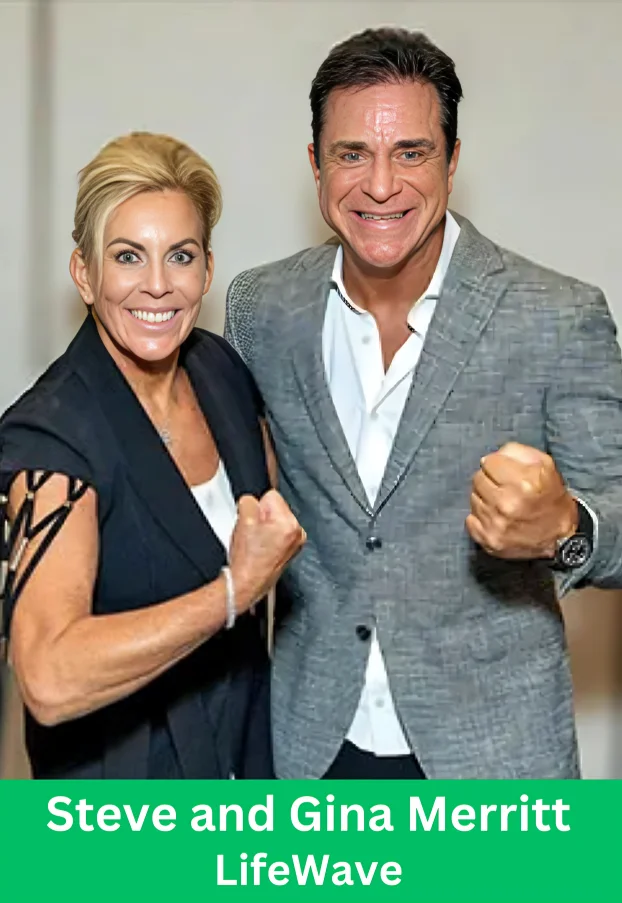 Steve and Gina Merritt posing together representing LifeWave leadership