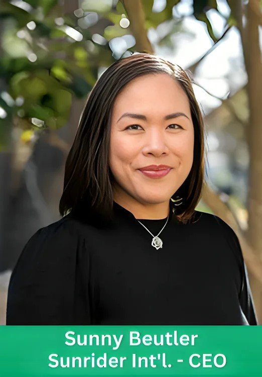 Sunny Beutler, CEO of Sunrider International, professional portrait image