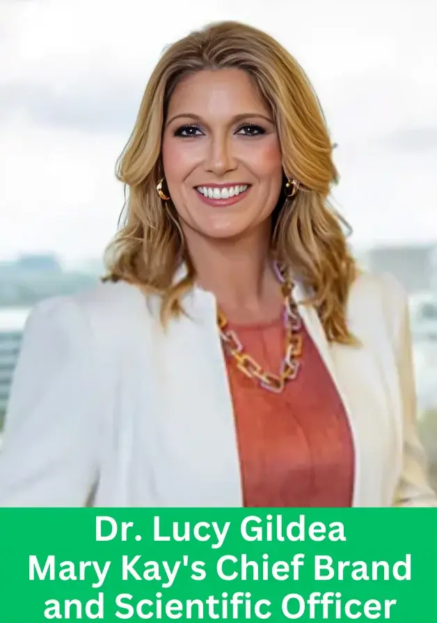 Dr Lucy Gildea Chief Brand and Scientific Officer at Mary Kay leadership portrait