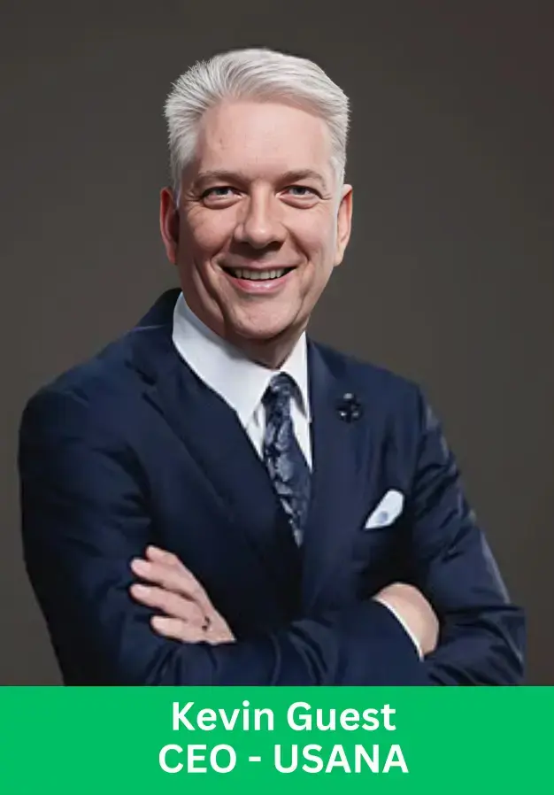 Kevin Guest CEO of USANA Health Sciences leadership portrait