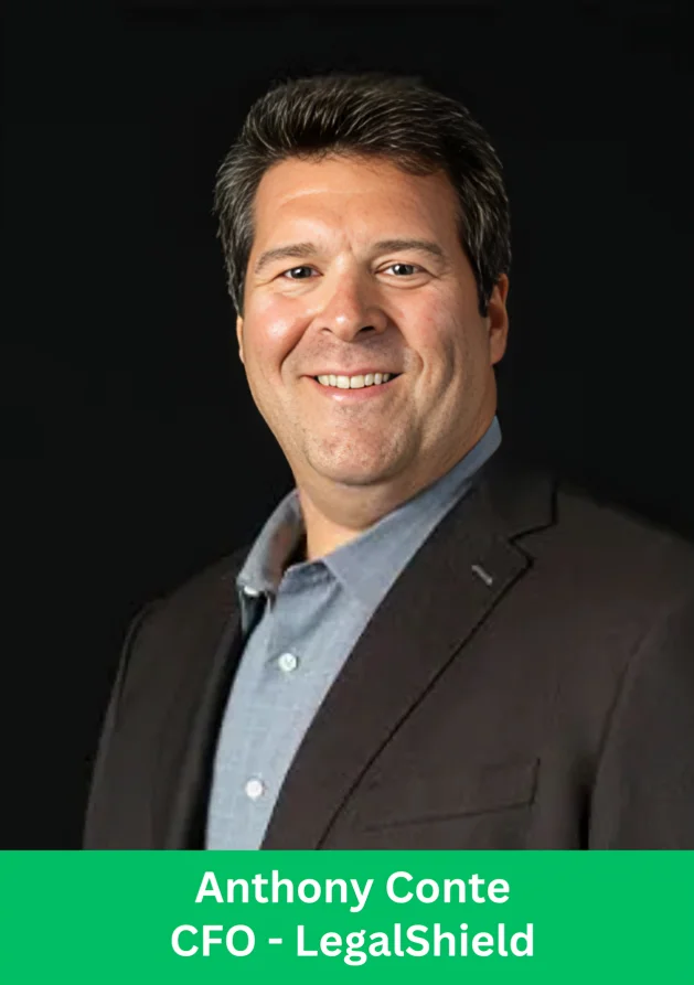 Professional headshot of Anthony Conte, Chief Financial Officer (CFO) at LegalShield.