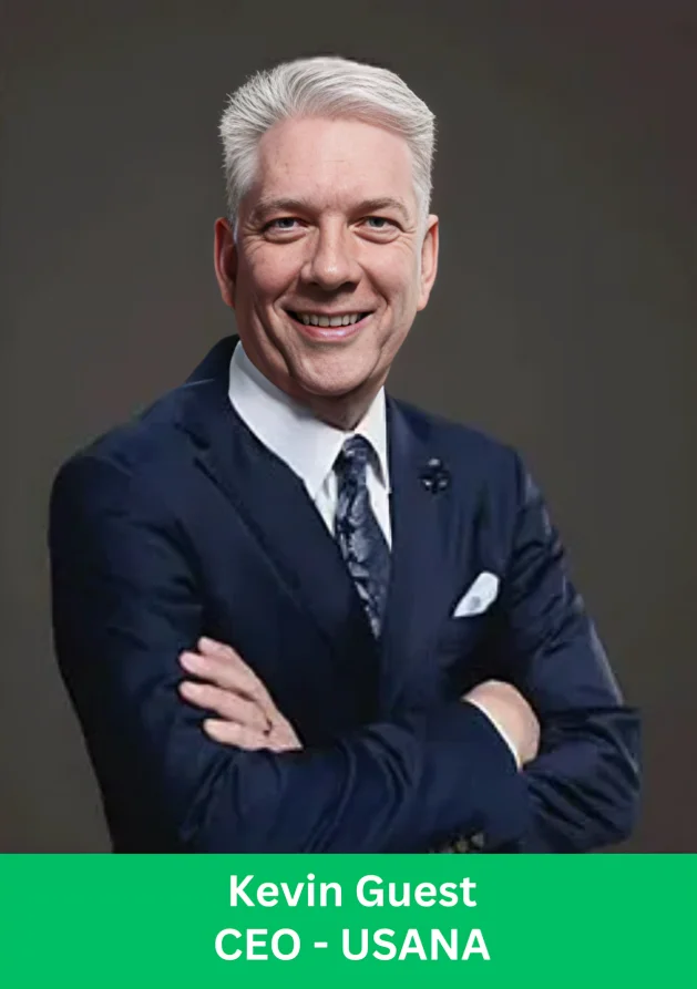 Kevin Guest, CEO of USANA, encouraging daily health action ahead of World Health Day