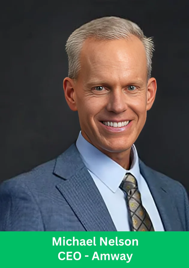 Michael Nelson, CEO of Amway, professional headshot portrait