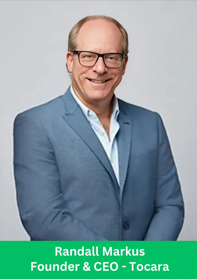 Randall Markus Founder and CEO of Tocara Group smiling in a blue suit