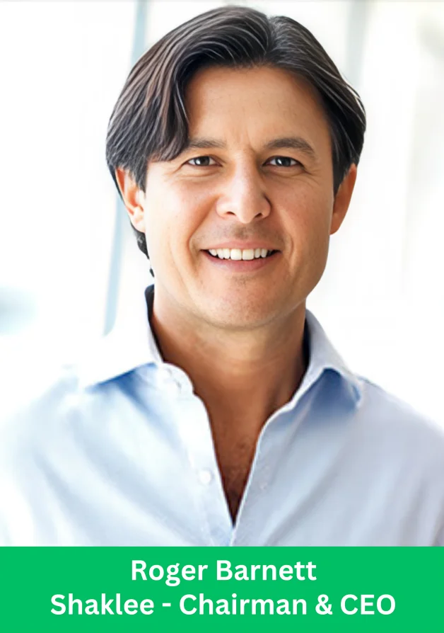 Roger Barnett, Chairman and CEO of Shaklee, promoting wellness innovation and leadership