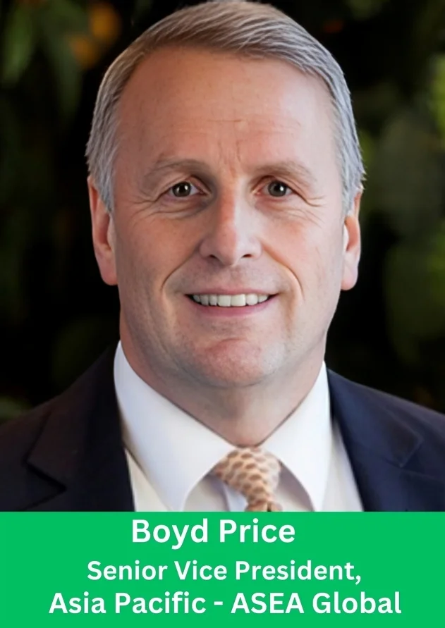 Boyd Price Senior Vice President Asia Pacific at ASEA Global professional headshot