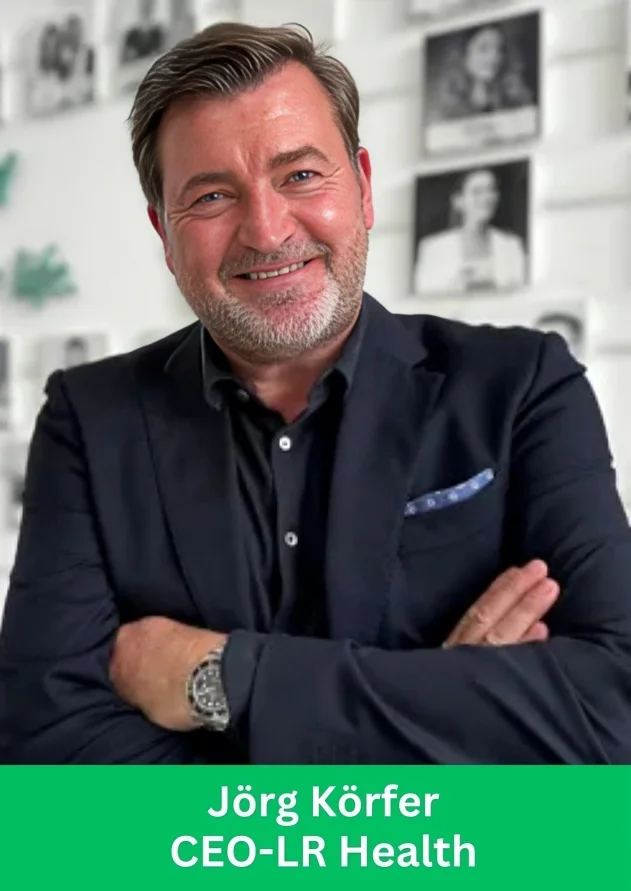 Jörg Körfer CEO of LR Health professional executive portrait
